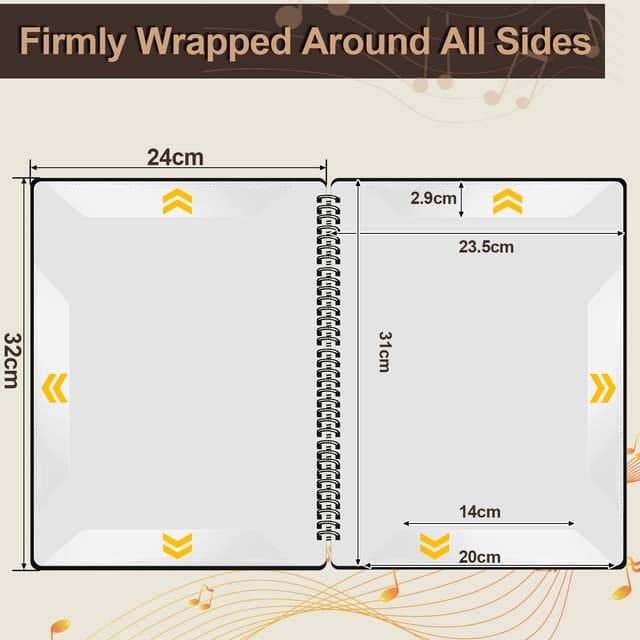 Thumbnail 5 de A4 Notenmappe 40 Seiten Music Folder