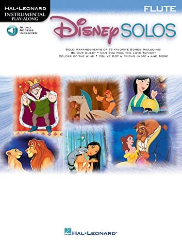 Imagen de Disney Solos Flute — Instrumental Play-Along 🎵 en OfertitasTOP