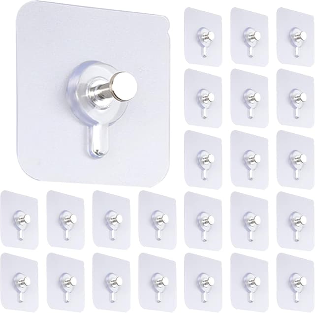Detalle de loghohu Klebenagel Bilderhaken 24 Stück