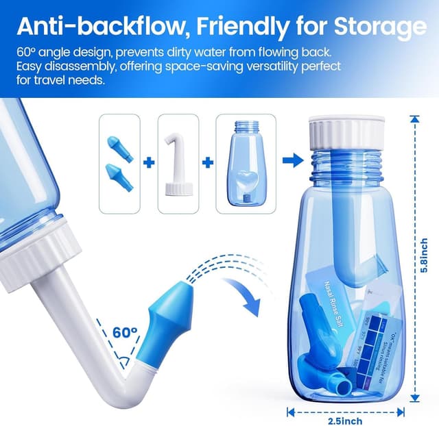 Thumbnail 4 de CYOUH Sinus Rinse Kit 260 ml with 60 packets