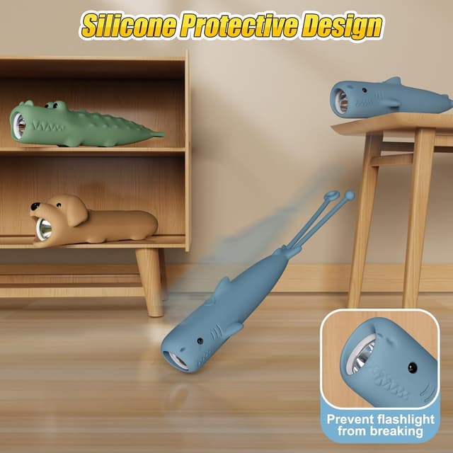 Detalle 2 de ZKLiLi Taschenlampe für Kinder mit 24 Std.