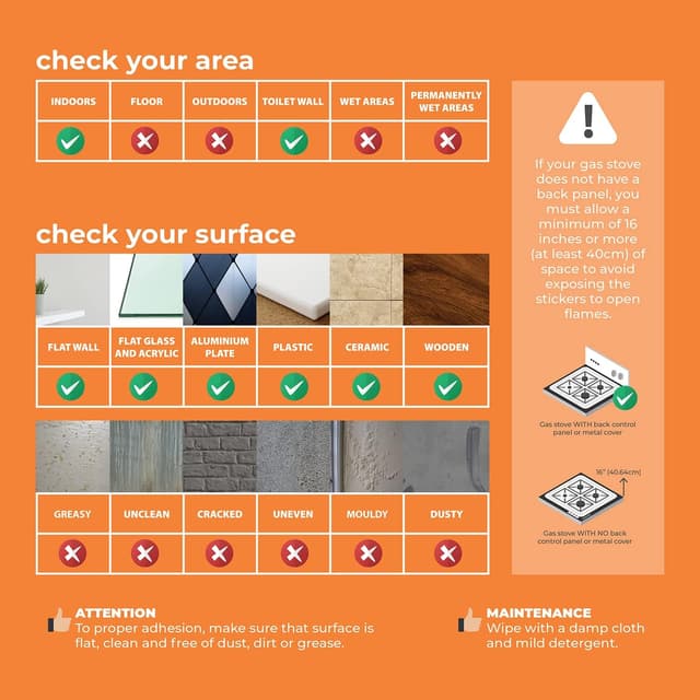 Thumbnail 6 de WALPLUS 3D Tile Stickers Peel and Stick Backsplash Decals (6 sheets, 12x12in)