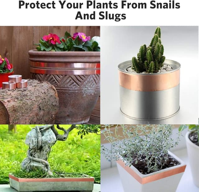 Detalle de Zalava Kupferband 50 mm x 25 m (selbstklebend) für EMI-Abschirmung, Schneckenschutz & Reparaturen