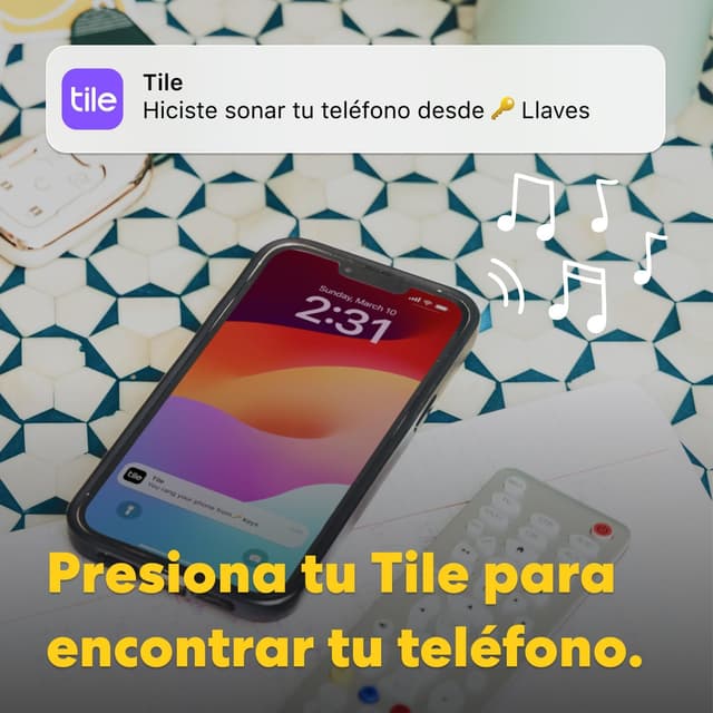 Detalle 2 de Tile by Life360 Sticker 2024 🔑Localizador Bluetooth para Llaves y Objetos