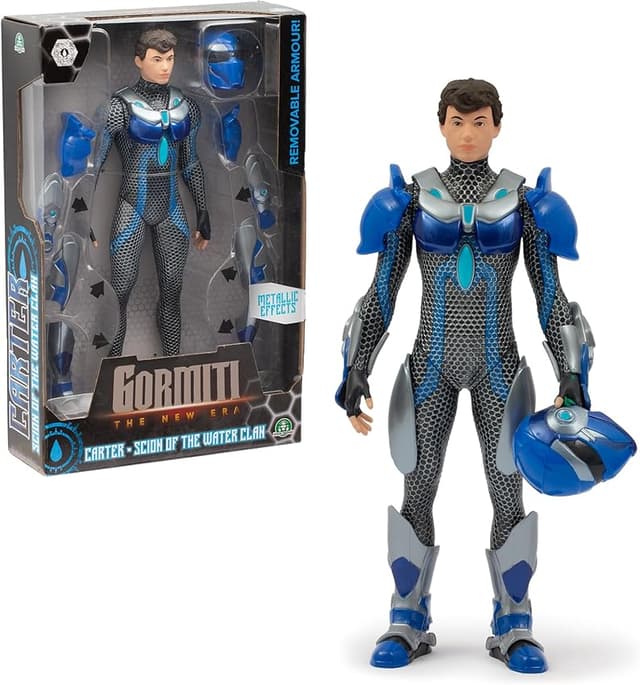 Detalle de Gormiti Carter 27 cm con armadura desmontable