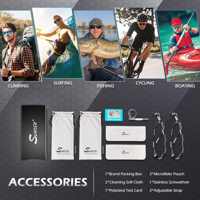 Thumbnail 6 de Sunier Gafas de Sol Polarizadas 100% UV400