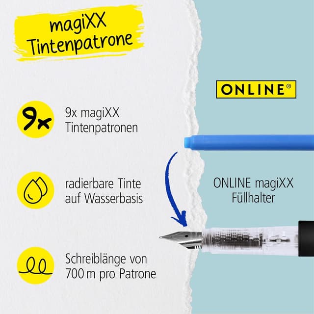 Detalle 2 de Online magiXX 9x radierbare Tintenpatronen
