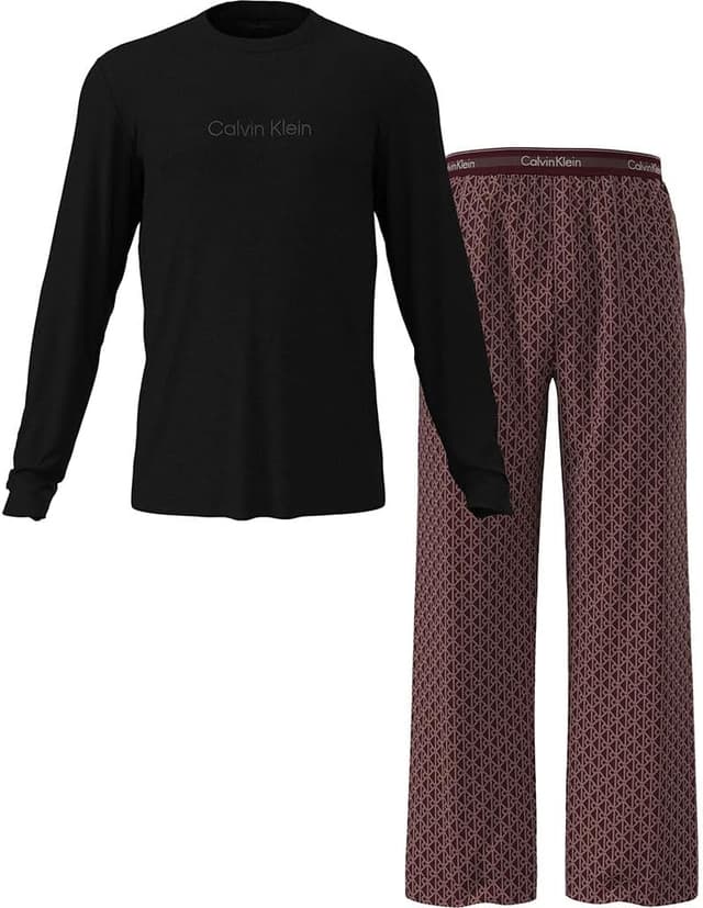 Detalle de Calvin Klein Uomo set pigiama Tee + pantalone lungo in cotone