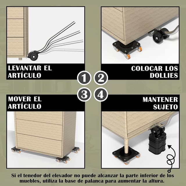 Thumbnail 4 de ONEON Mover de Muebles Plus 125 kg