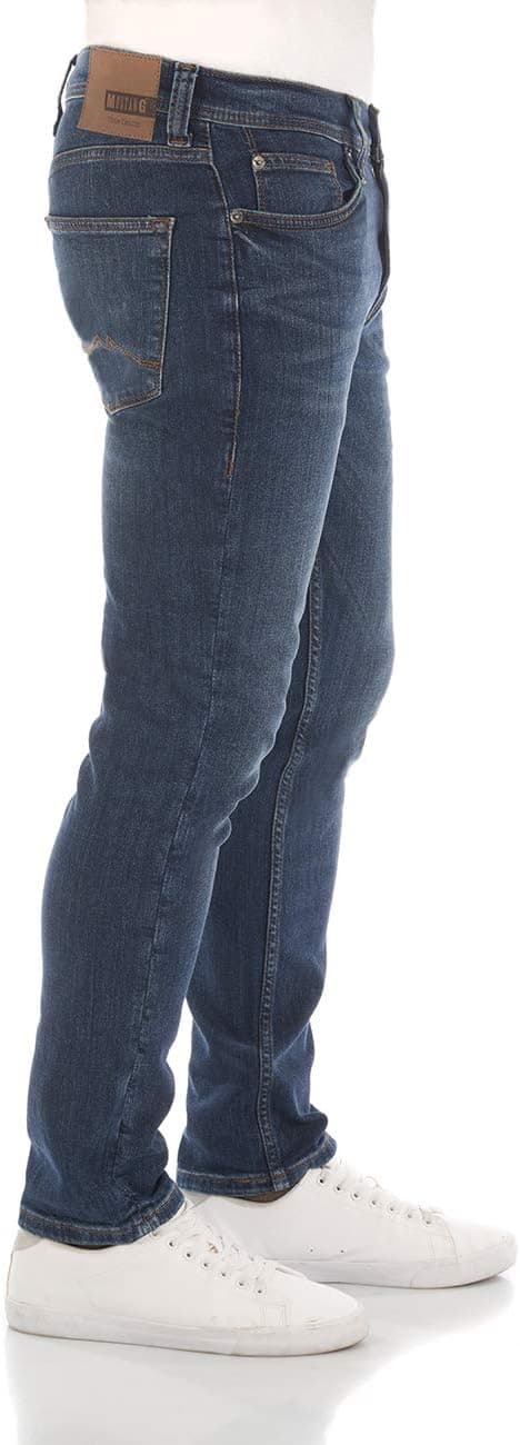 Detalle de MUSTANG Herren Stretch Slim Fit Jeans „Vegas“ – Denim in Schwarz/Grau/Blau, Größen 30–44