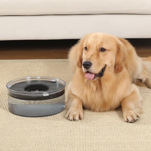 Thumbnail 6 de PETTOM Non Spill Dog Water Bowl 3L (Grey) – Splash-free, Slow Drink Design