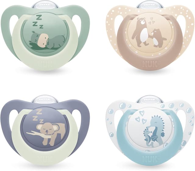 Detalle de NUK First Choice 0-6m Orthodontic Dummies 4 Pack