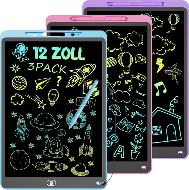 Detalle de Electight LCD Schreibtafel 12 Zoll 3er-Set