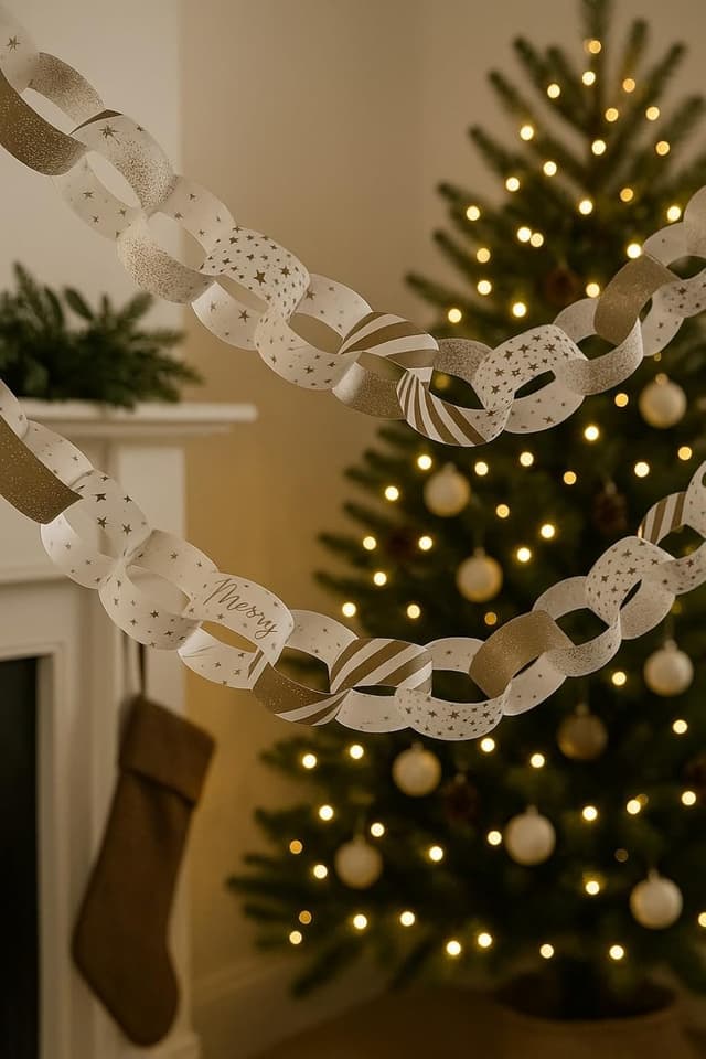 Thumbnail 1 de eBoutik Paper Chain Kit Golden Stars