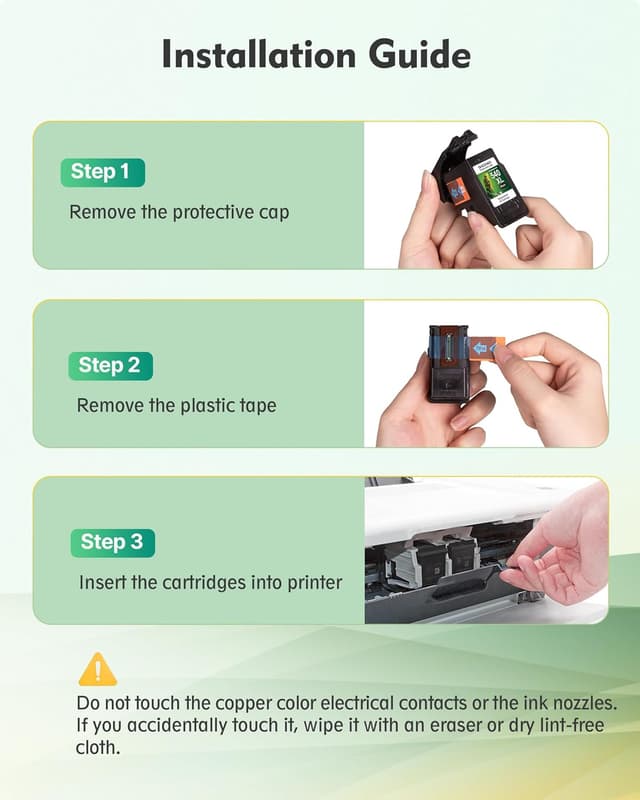 Detalle de 540XL Black & 541XL Colour Replacement Ink Cartridges (2-Pack) for Canon PG540XL CL541XL
