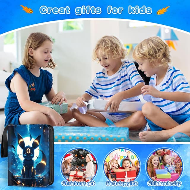 Thumbnail 6 de Sammelalbum Karten PU Leder 50 Seiten 400 Karten 📒