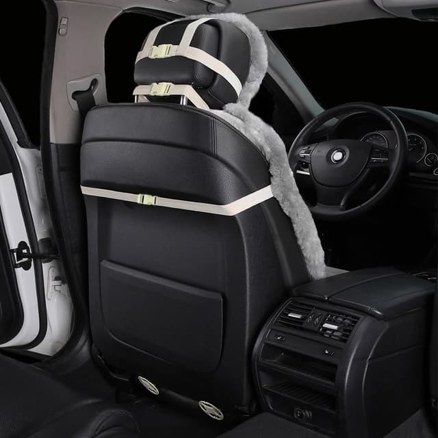 Thumbnail 1 de Altlue Genuine Sheepskin Seat Cover Grey