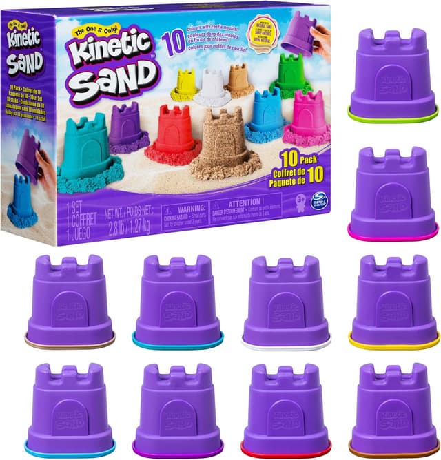 Detalle de Kinetic Sand Castle Pack 10-Color
