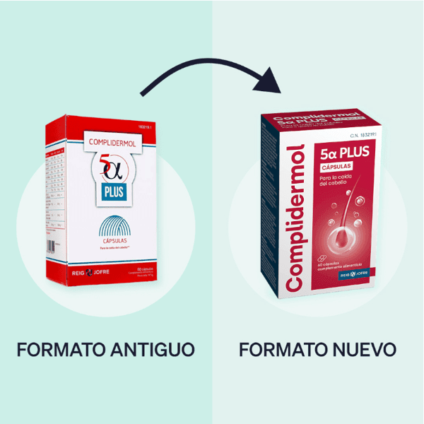 Detalle 2 de Complidermol 5 Alfa Plus 2x60 cápsulas