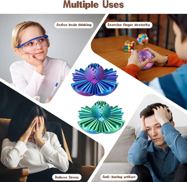 Detalle 2 de Gear Ball Fidget Steampunk Zahnrad Kugel