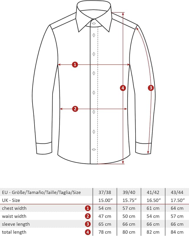 Detalle de Vincenzo Boretti Chemise slim-fit à taille cintrée en sergé, infroissable