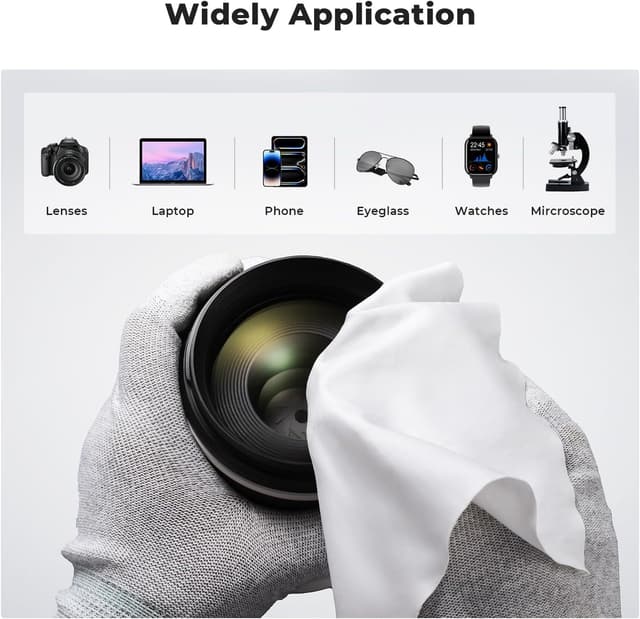 Thumbnail 4 de K&F CONCEPT Chiffons microfibre 150 x 150 mm lot 6