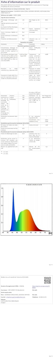 Thumbnail 12 de Klighten 24W LED Aplique de Pared Moderno 🌟 IP65