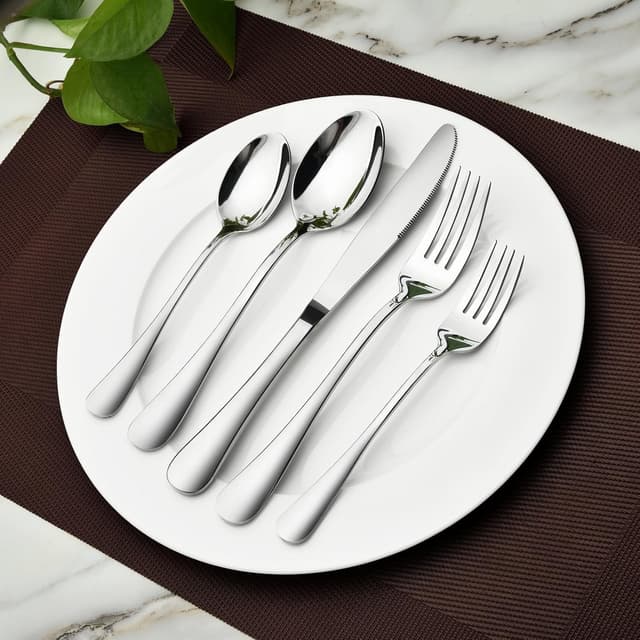 Thumbnail 5 de 40-Piece Stainless Steel Silverware Set