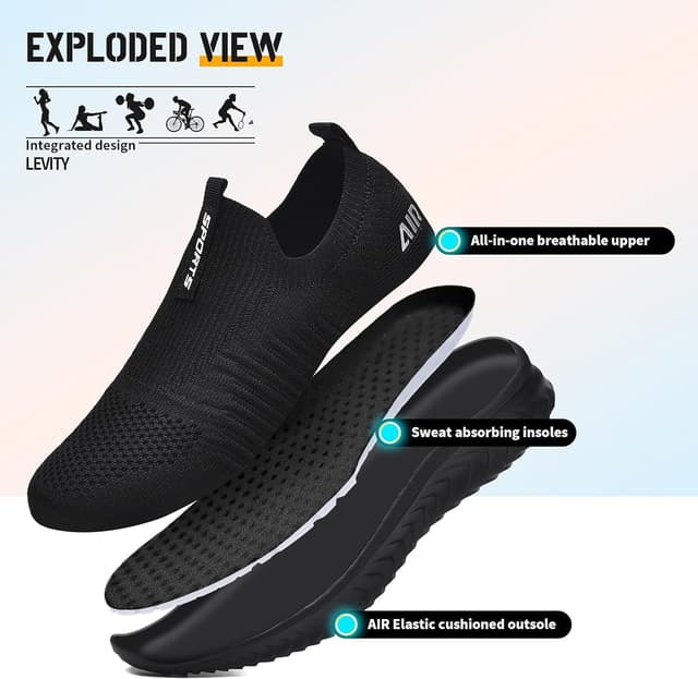 Detalle de Littleplum baskets femme confortables type basket running, marche, sport et travail