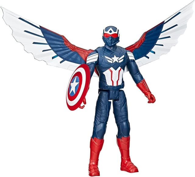 Detalle de Marvel Studios Captain America Brave New World figura 30 cm