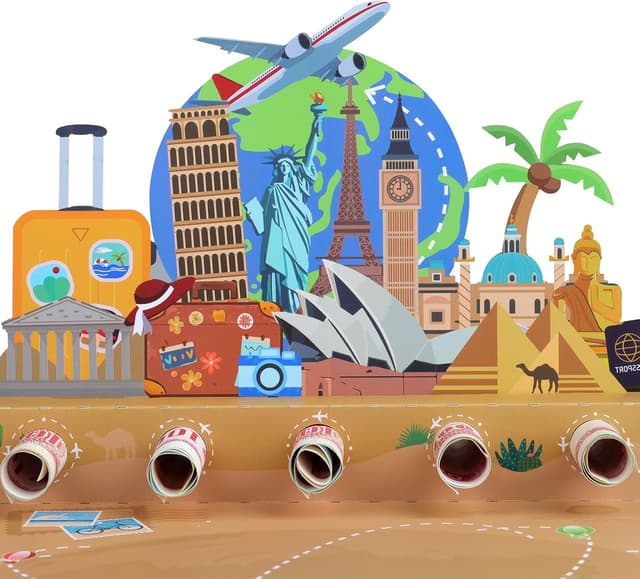 Detalle 2 de DLYMXGC Money Holder Cards 3D pop-up