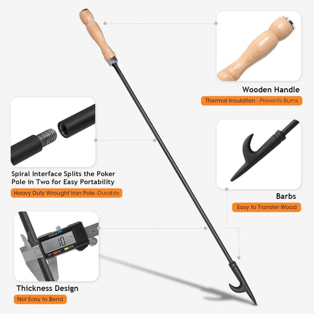 Thumbnail 1 de Uten Palo Largo de Póker 32 pulgadas para hogueras