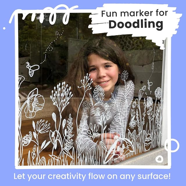 Thumbnail 4 de Chalkola Chalk Marqueurs Blanc 1mm