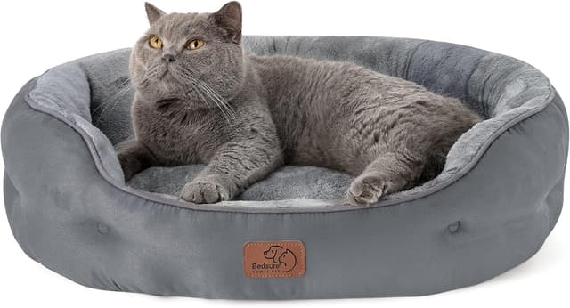 Imagen de Bedsure Large Cat Bed 63x53x20cm for Small Dogs en OfertitasTOP