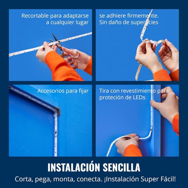 Thumbnail 4 de WiZ Tira LED inteligente 10m RGBIC 🌈 - Control app y voz