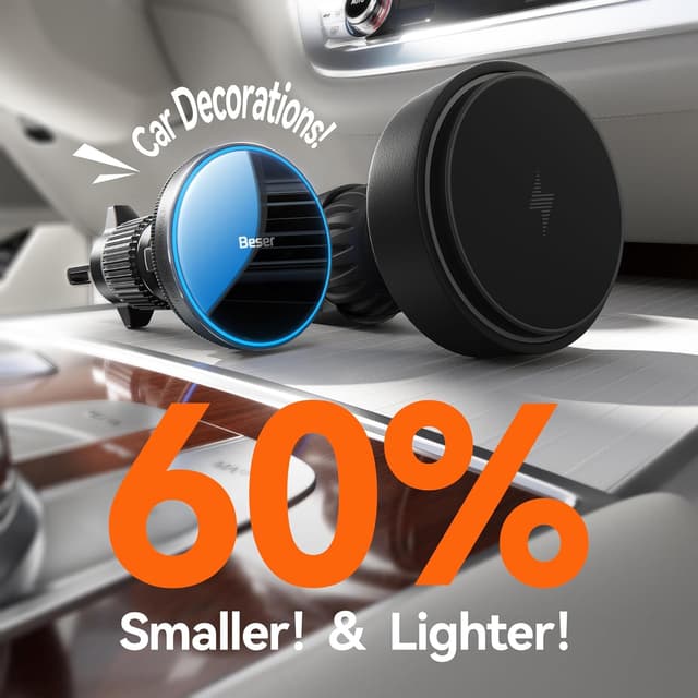 Thumbnail 5 de Beser A33 15W MagSafe Car Mount Charger