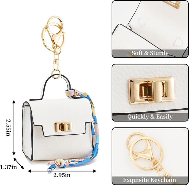 Thumbnail 1 de ZOUIQSS Coin Purse Mini Handbag Keychain 7.5cm