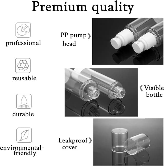 Thumbnail 2 de Alledomain Airless Pump Bottle Set