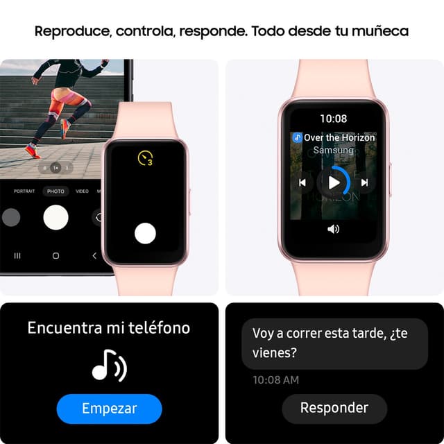 Thumbnail 5 de Samsung Galaxy Fit3 oro rosa Pulsera de actividad ⌚