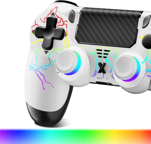 Detalle de Suoxiom P4 wireless game controller with 3.5mm