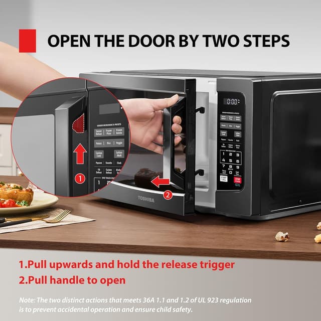 Thumbnail 6 de TOSHIBA EM131A5C-BS 1000W Microwave