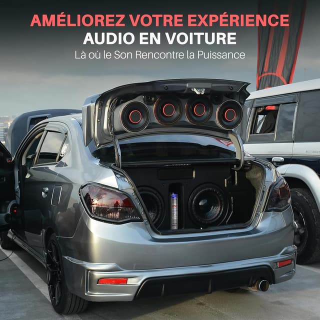 Detalle 2 de Pyle 5,0 Farad condensateur audio 🔊