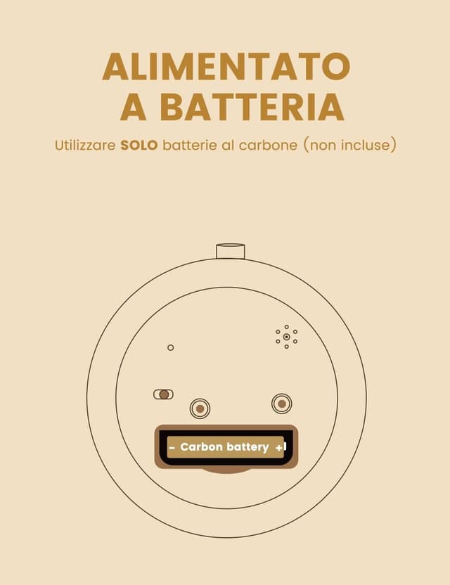 Thumbnail 6 de aboveClock Sveglia da comodino analogica in legno chiaro con snooze e luce notturna