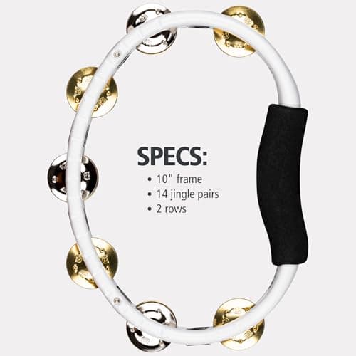 Thumbnail 4 de Meinl TMT1M-WH Pandereta 14 pares