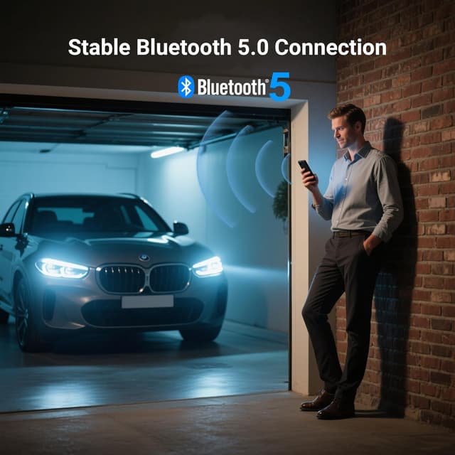 Detalle 2 de GOOLOO DEEPSCAN DS100 OBD2 Bluetooth scanner for full-system diagnostics with AutoVIN, resets and HUD display