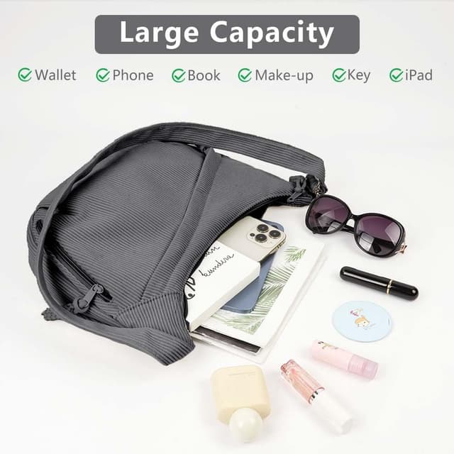 Thumbnail 3 de Aucuu Sac à Bandoulière Grand Velours