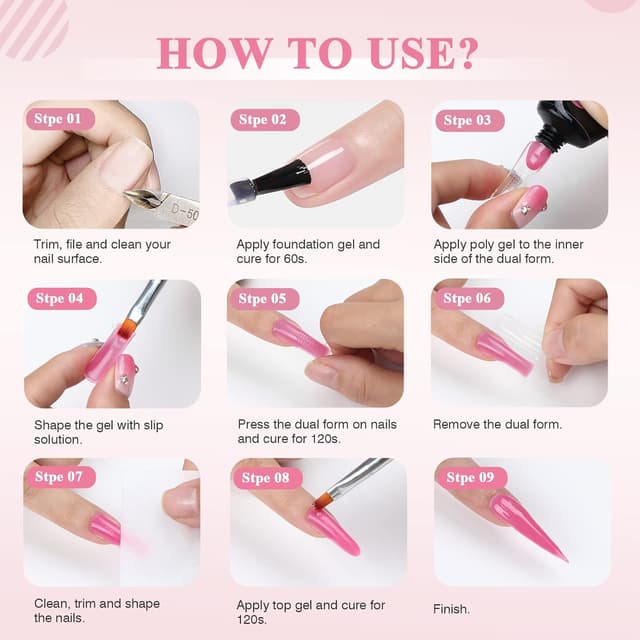 Thumbnail 6 de Saviland Poly Nail Extension Gel 100 ml