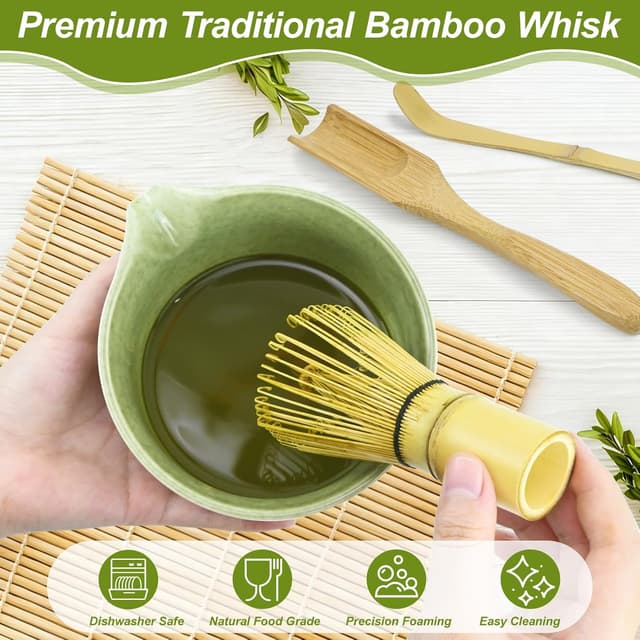 Detalle 2 de Jukibole Matcha Set 6-teilig