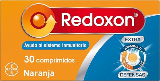 Detalle de REDOXON Vitamina C Efervescente 🍊 - 30 Comprimidos, 1 Mes