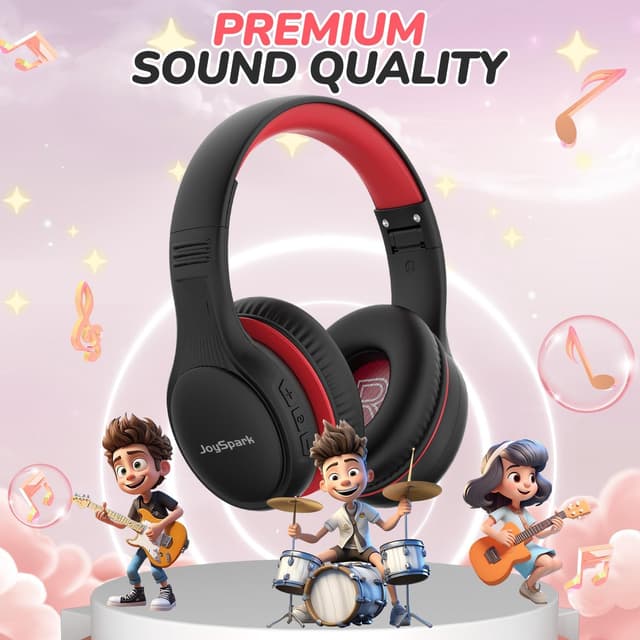 Detalle 2 de JoySpark Kids Bluetooth Headphones 60h battery